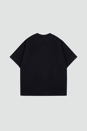 Midnight Black Oversize Tee - Fountain Zero