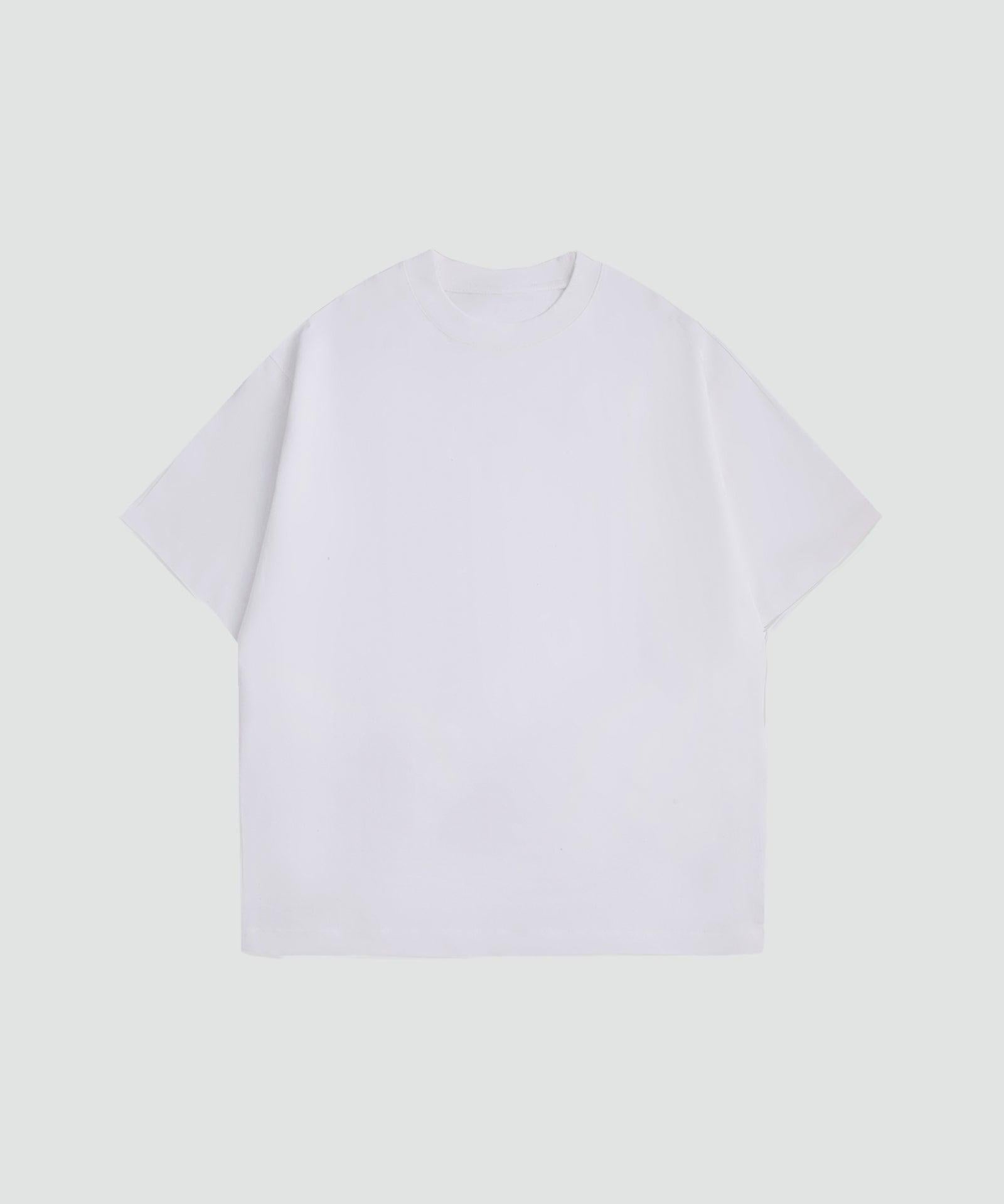 Optic White Oversize Tee - Fountain Zero